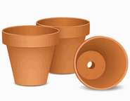 植木鉢の直径と土の量の計算